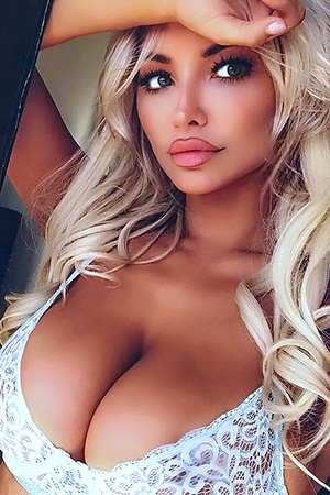Lindsey Pelas in 'Boobies In White Lace' via Gf Melons