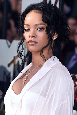 Rihanna in 'Leggy Dress' via Red Carpet
